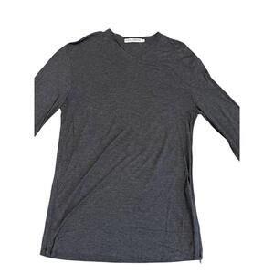 Dolce & Gabbana V-Neck Long Sleeve – Charcoal Grey – Large